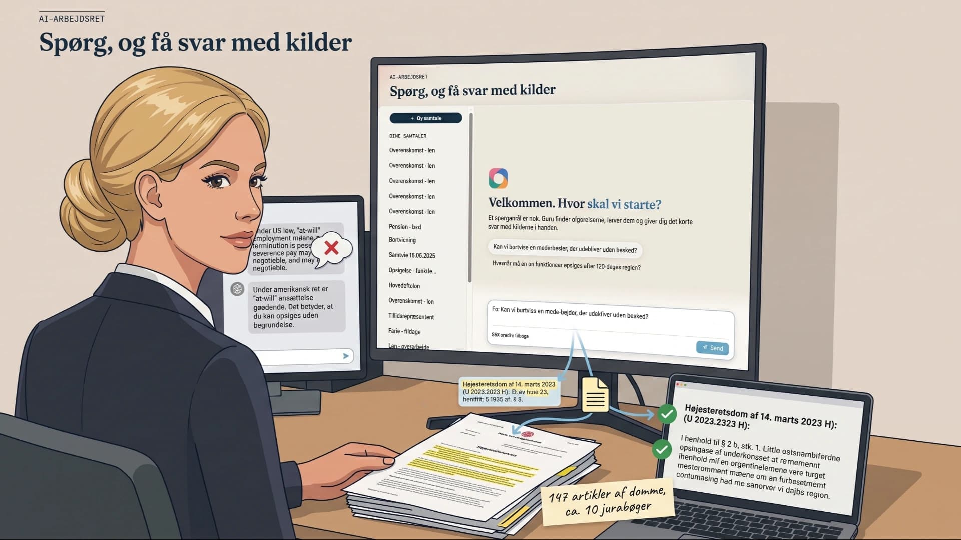 Derfor svarer AI forkert om dansk arbejdsret — og hvad jeg gjorde ved det